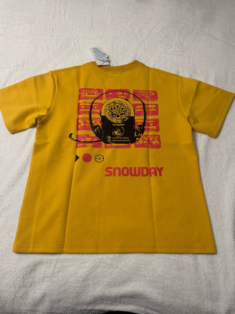 Snowday Men’s Vintage Walkman 2 Sided Graphic Tee Size M